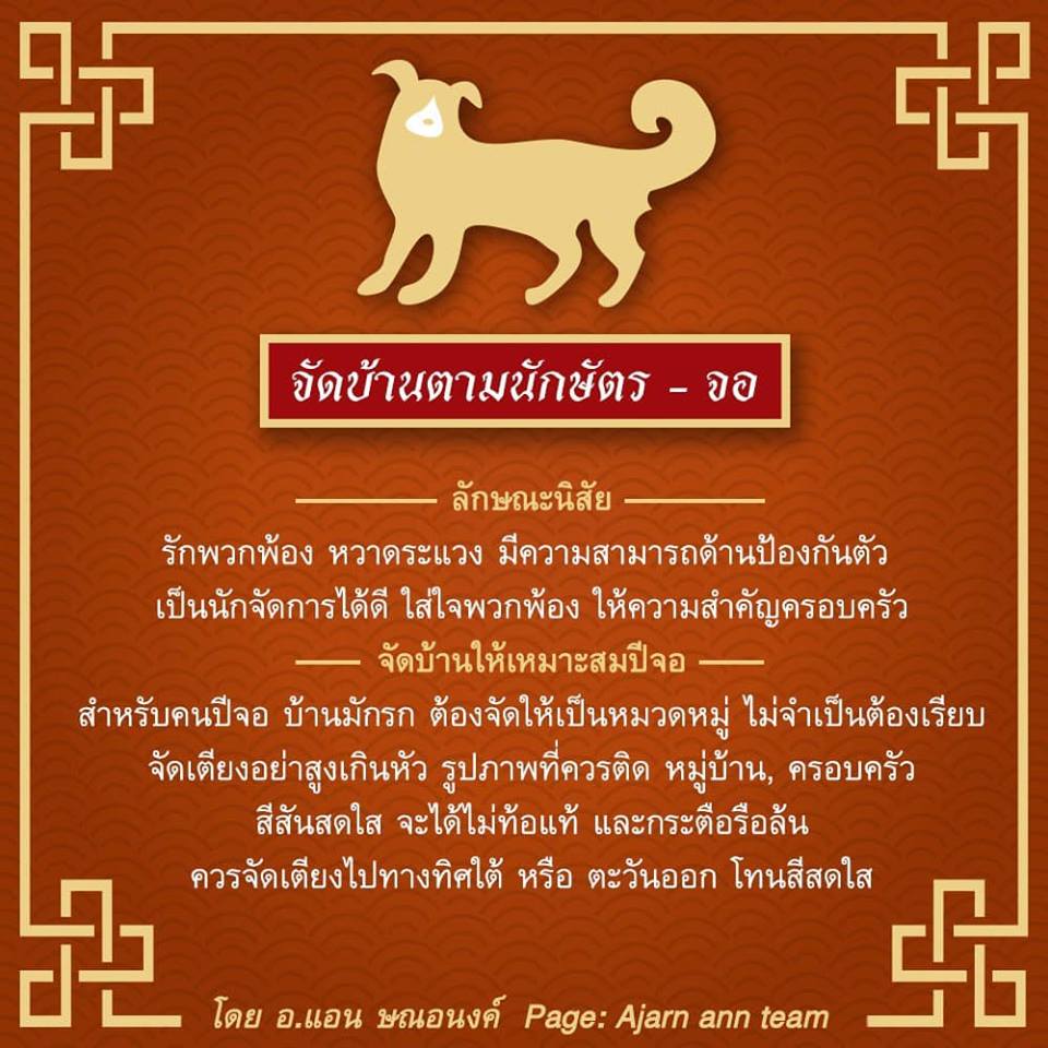 จอ, นักษัตร